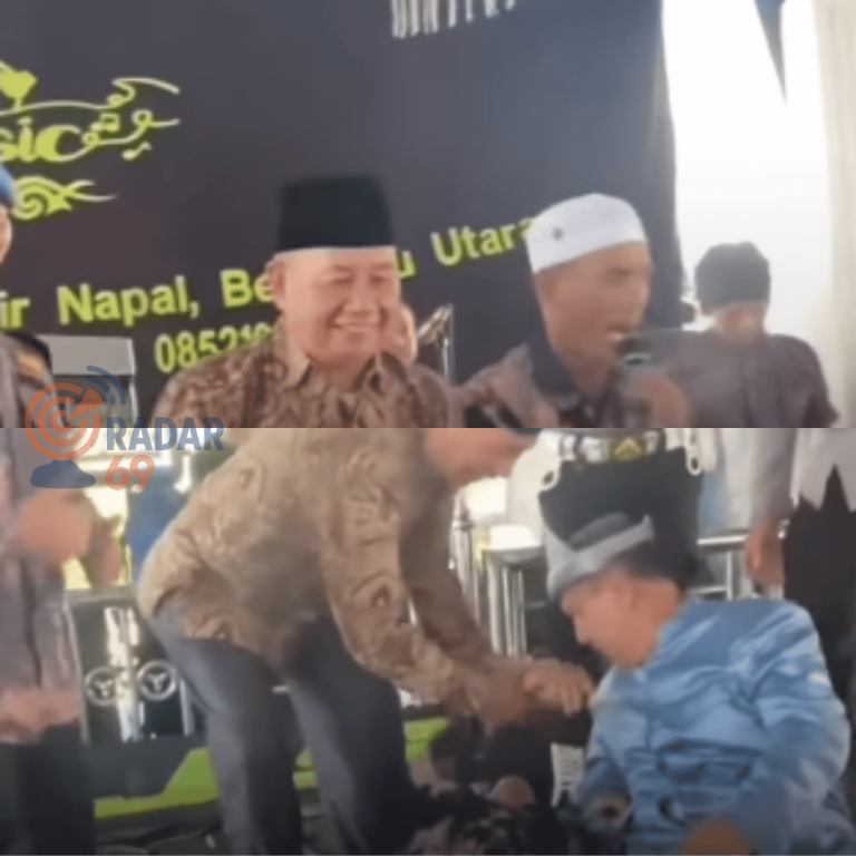 Seorang pria tua dikabarkan tewas usai asik berjoget dan menyanyi di sebuah acara yang digelar seorang mantan anggota DPRD