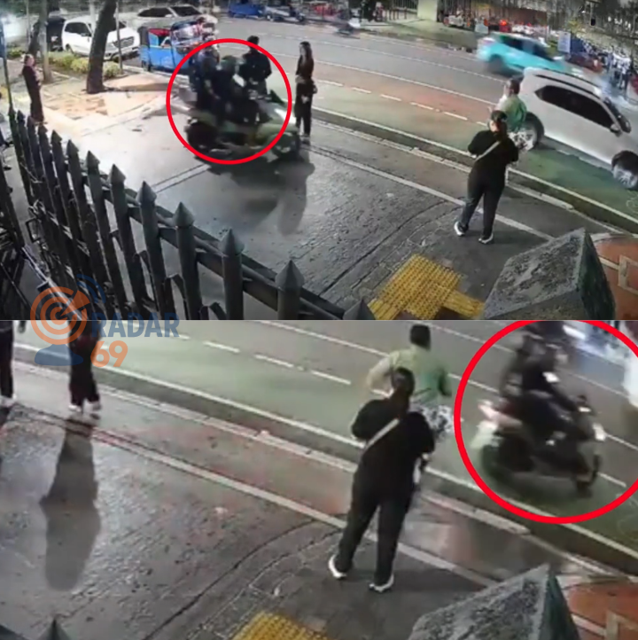 jambret di depan katedral