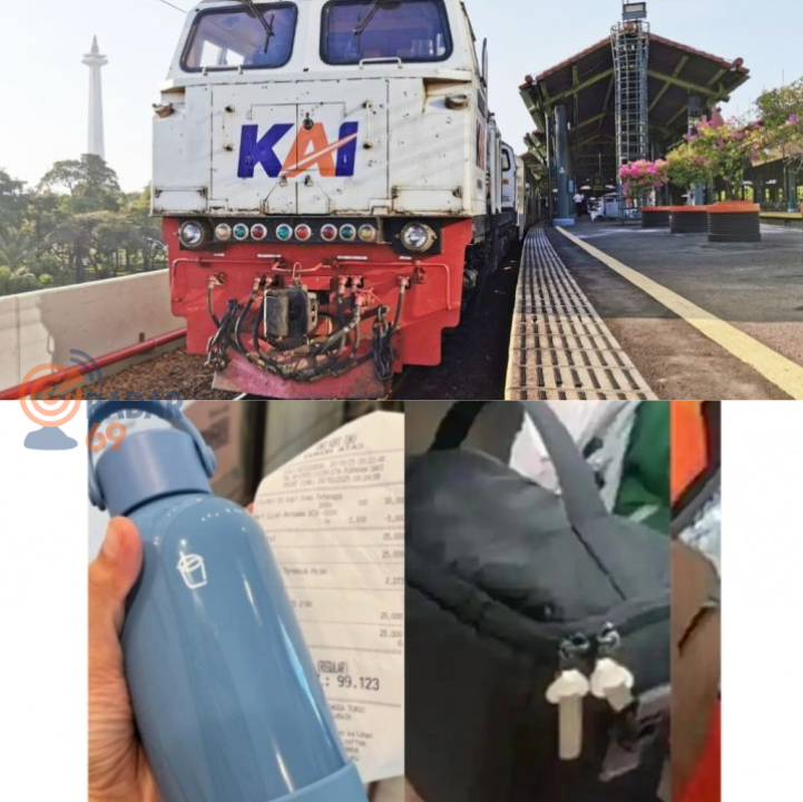 tumbler hilang di KRL