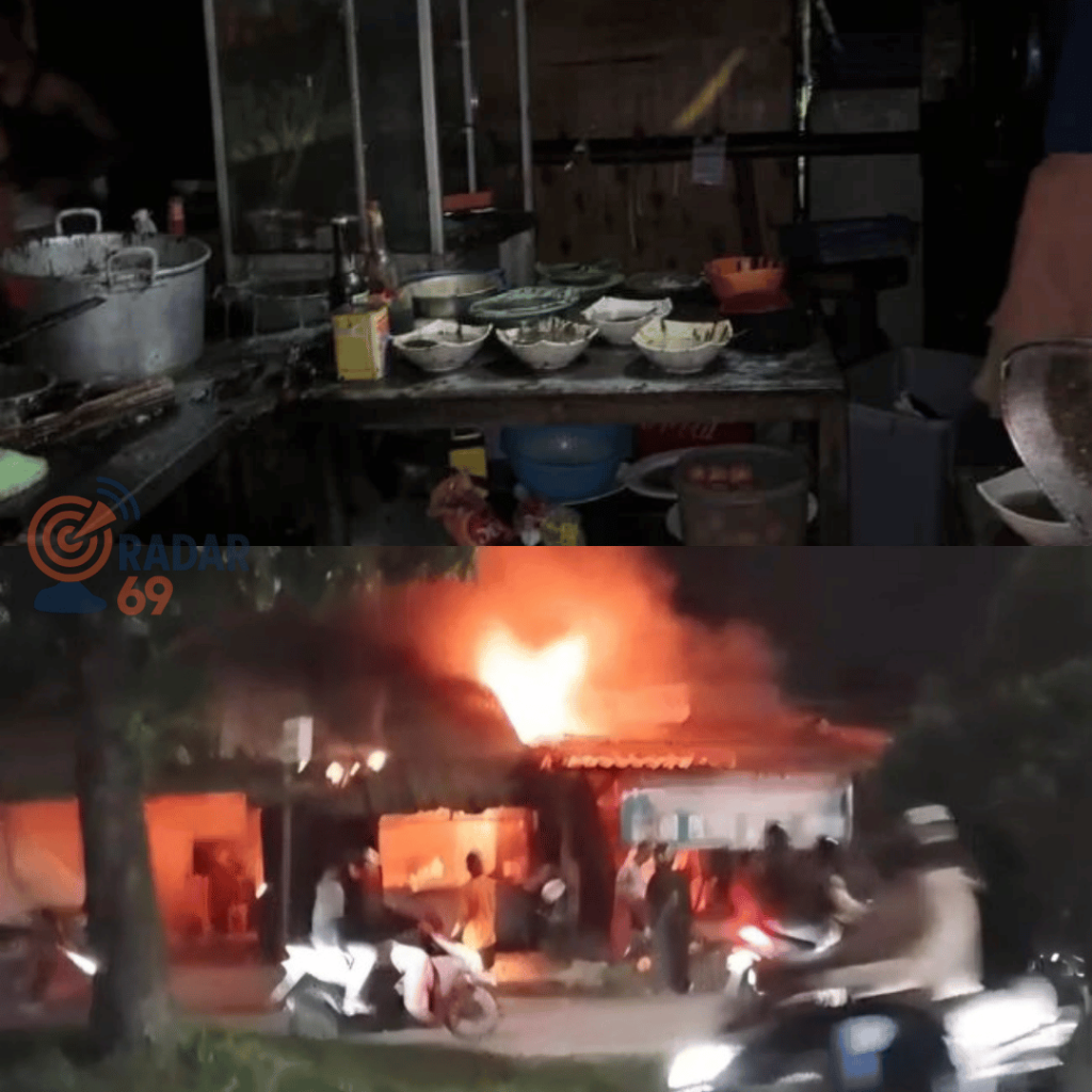 kebakaran rumah makan bogor