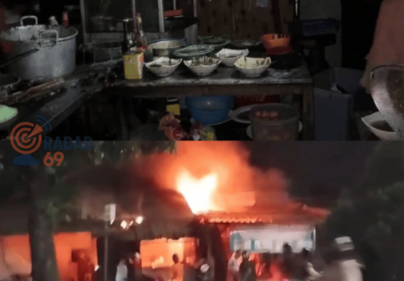 kebakaran rumah makan bogor